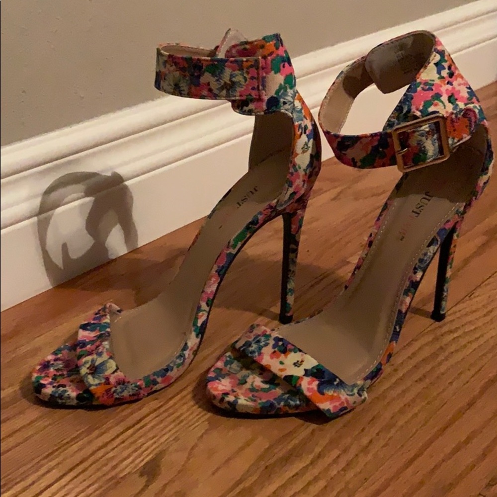 Floral heels